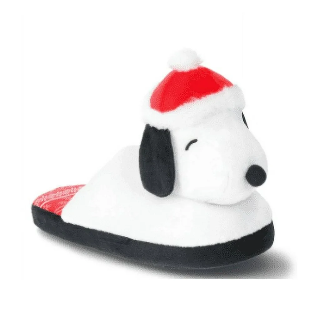 Snoopy Plush Slippers with Red Hat